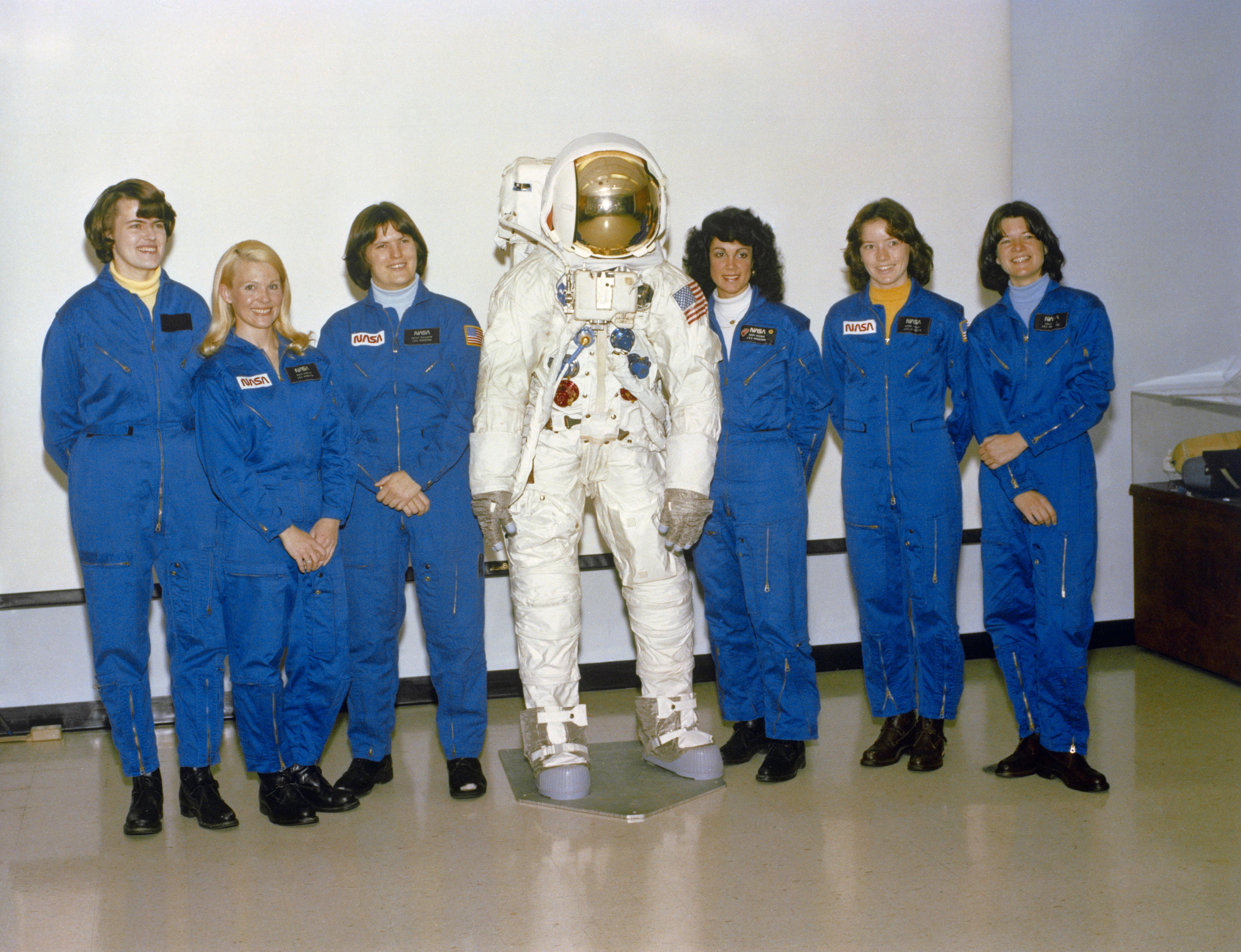NASA's first six women astronauts, icons of their time.